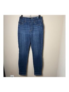 Judy Blue Slim Fit Pull On Jeans Womens 7/28 Blue Denim Pants Stretch JB88750
